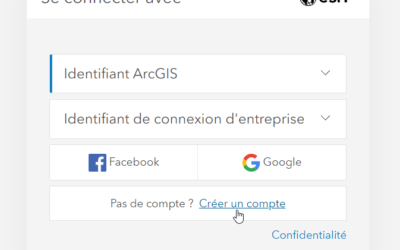 Se connecter à ArcGIS Online