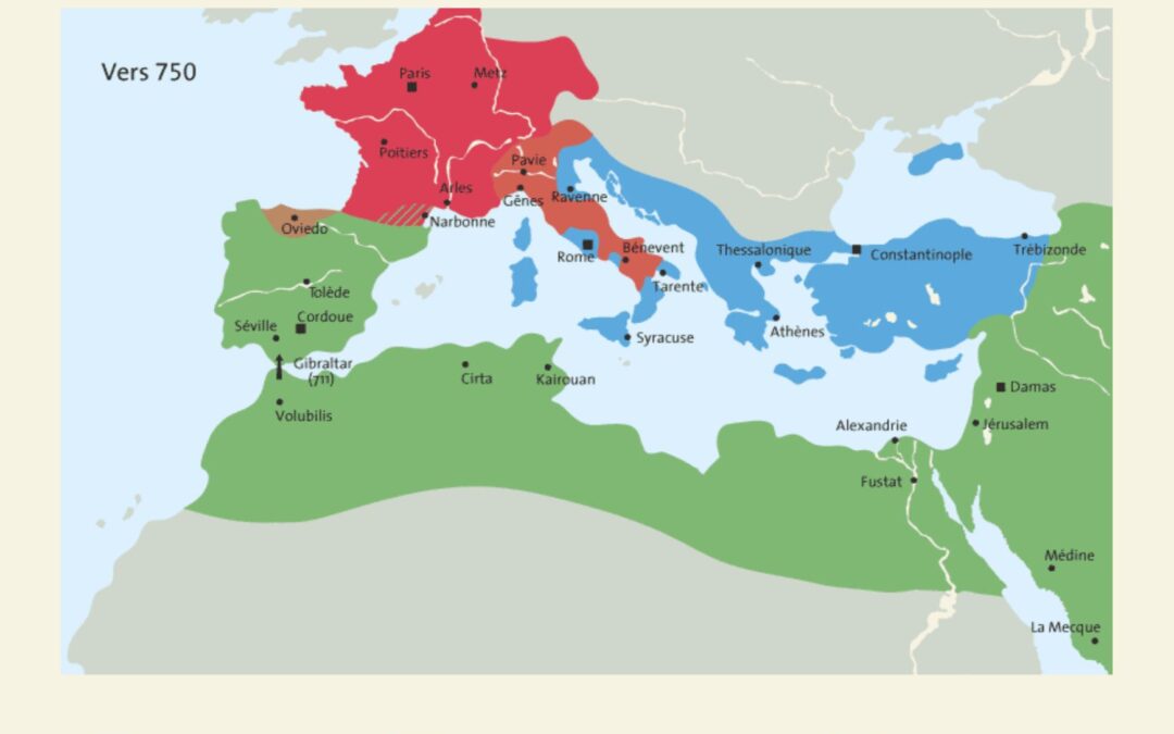 Comparer des évolutions territoriales: le monde musulman et l’occident médiéval