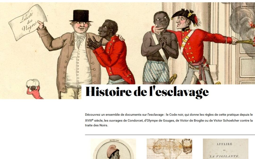 Gallica – Histoire de l&rsquo;esclavage